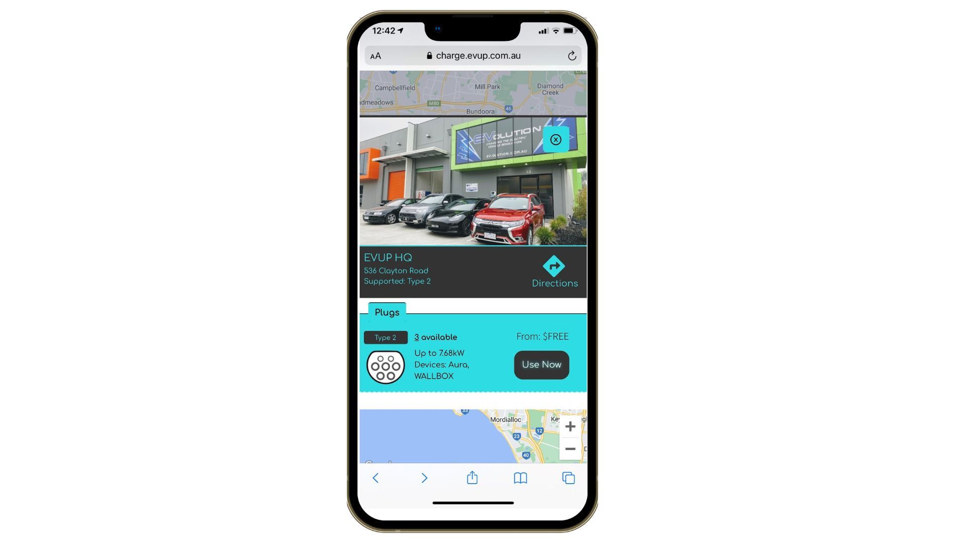 EVUp UpCharge App